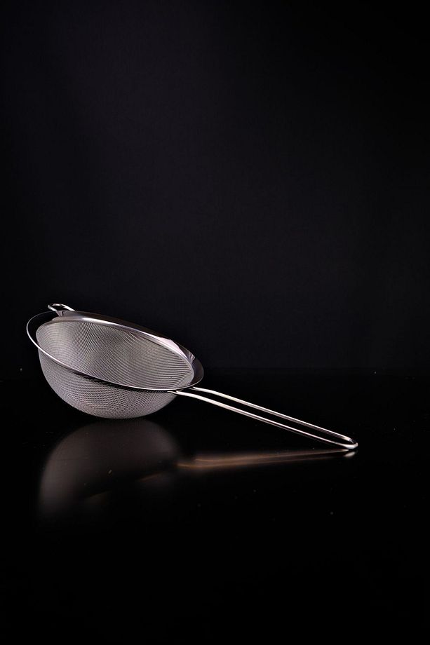 3’lü Çelik Saplı Süzgeç Seti 18-20-22 Cm Gri – C1-1-18 - 6