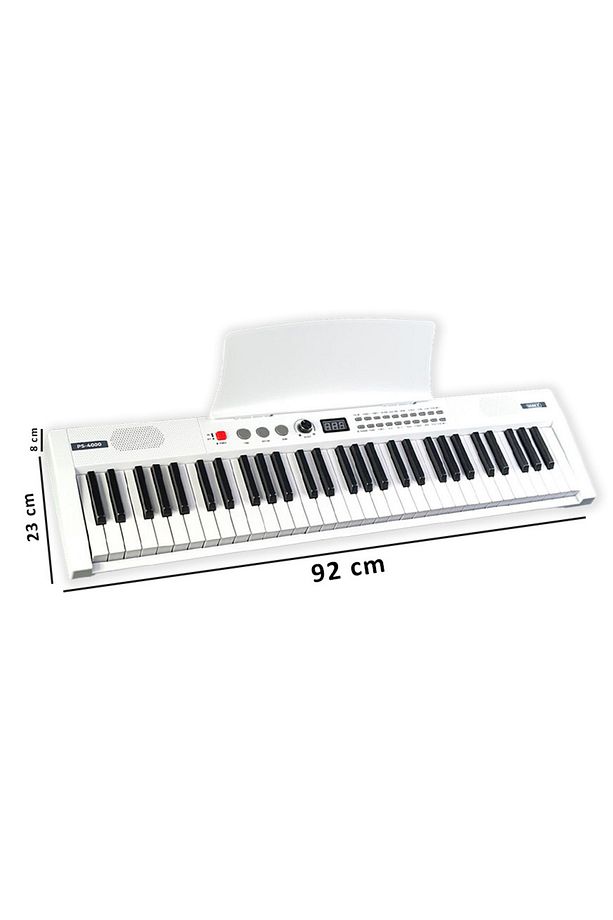 Ps4000wh Tuş Hassasiyetli 61 Tuşlu Org Bluetooth Usb Midi Metod (sustain Pedalı Çanta) - 4