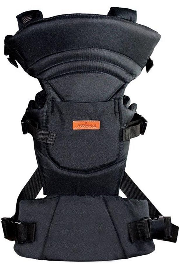Plus Bel Destekli Ergonomik Kanguru çok yönlü ayarlanabilir siyah - 1