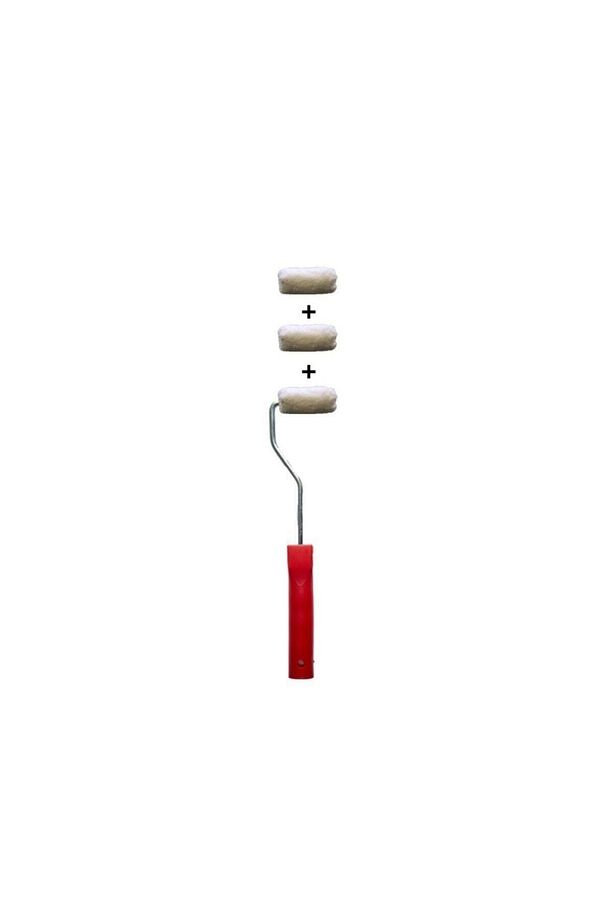 Kadife Rulo Fırça Seti 5cm - 1