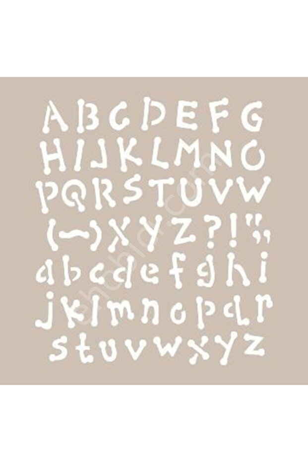 As426 - حروف منقوشة مقاس A4 - 2