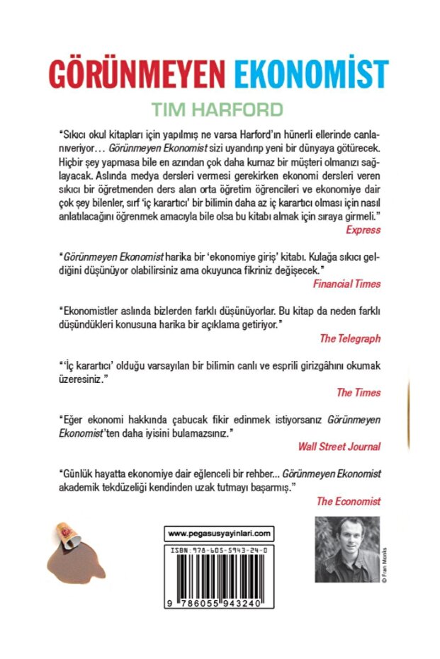 Görünmeyen Ekonomist - Tim Harford - 2
