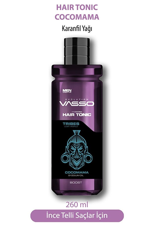 Zayıf Ince Telli Saçlar Için Dökülme Karşıtı Saç Köklerini Güçlendirici Tonik Cocomama Hair 260 ml - 1