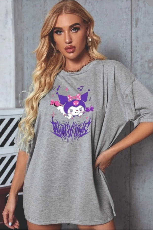 Kuromi Printed Harajuku T-Shirt