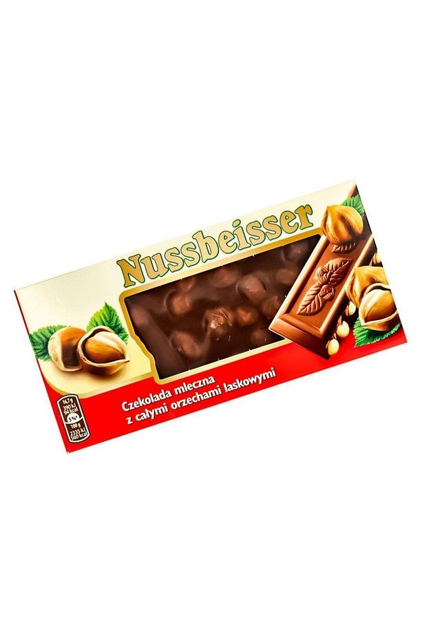 Nussbeisser Bütün Fındıklı Sütlü Çikolata 100 Gr Ithal - 1