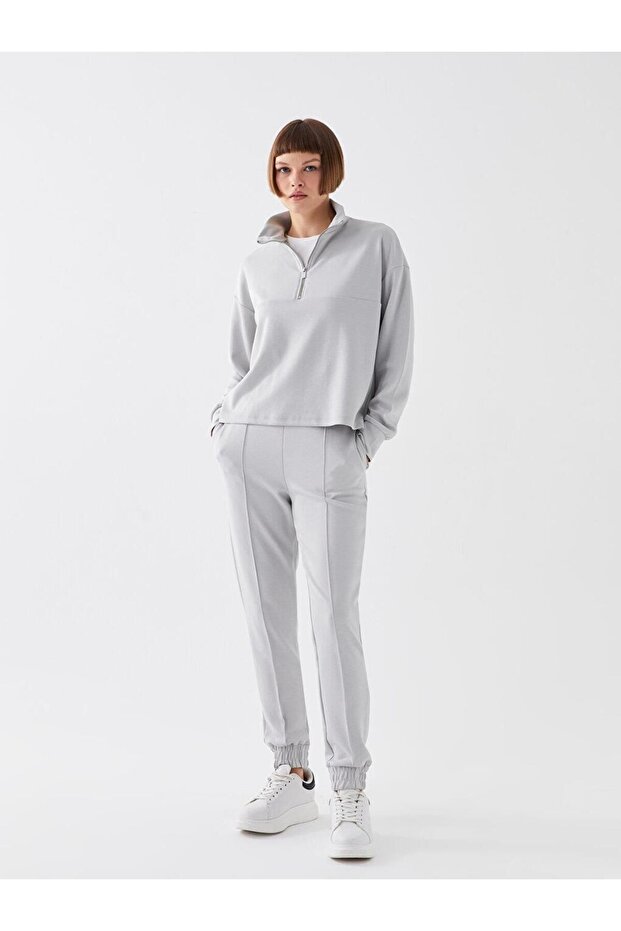LCW Vision Kadın Beli Lastikli Düz Jogger Eşofman Altı - 1