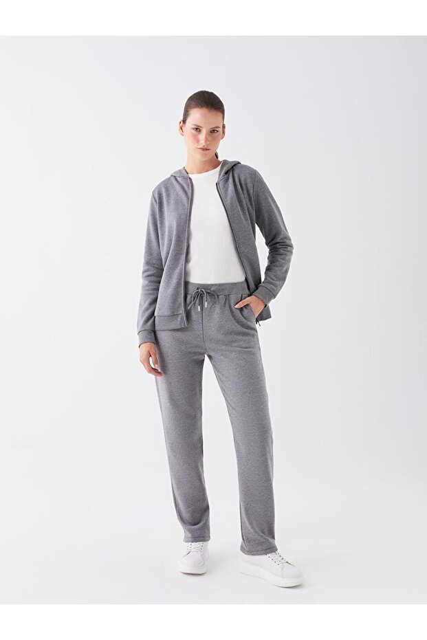 Women's Elastic Waist Plain Sweatpants (W3)