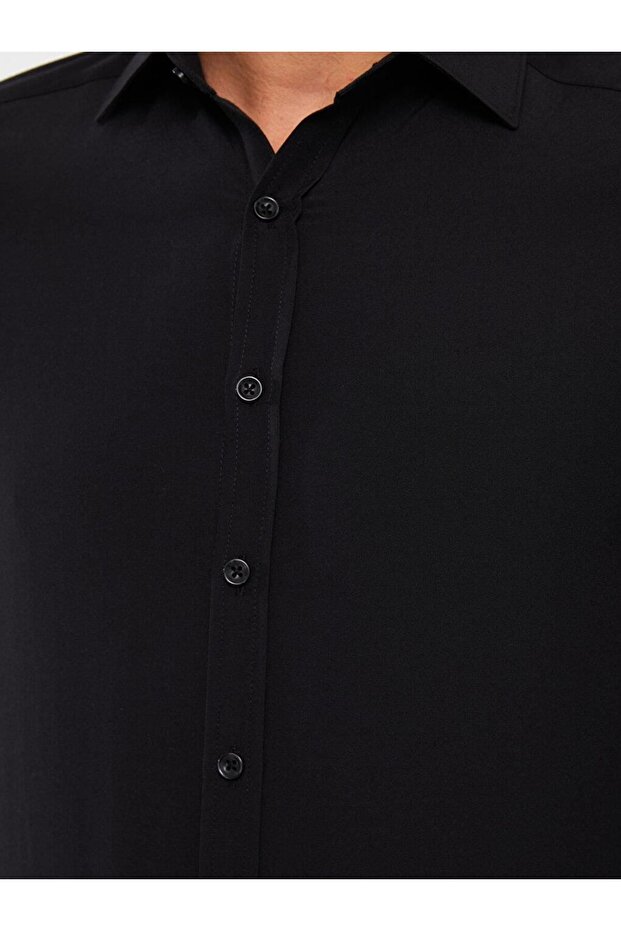 LCWAIKIKI Formal Slim Fit Uzun Kollu Poplin Erkek Gömlek - 4
