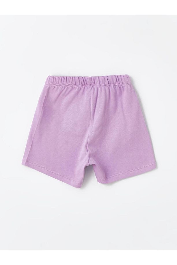 LCW baby Kız Bebek Şortlu Pijama Takımı - 5