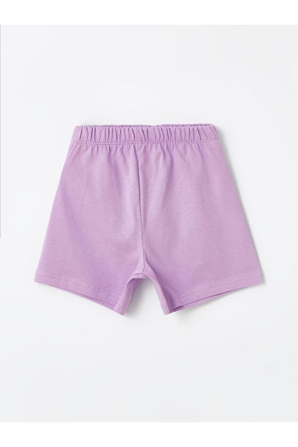 LCW baby Kız Bebek Şortlu Pijama Takımı - 3