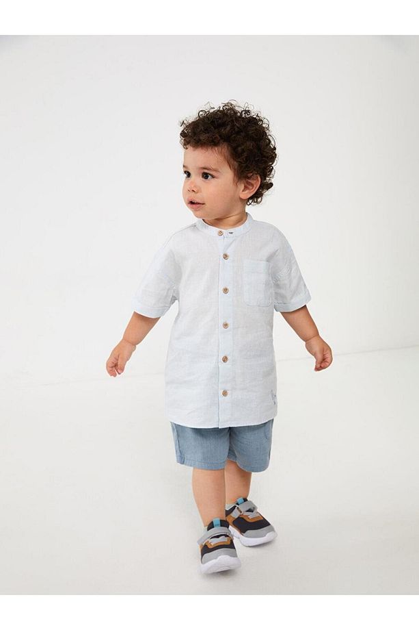 LCW baby Basic Erkek Bebek Şort - 2