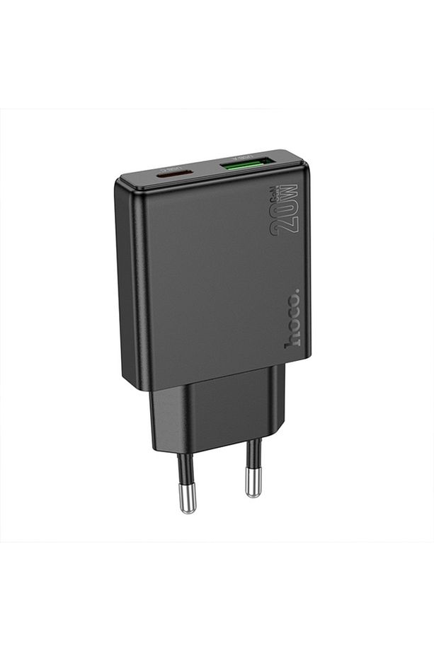 N38 Delgado PD20W + QC3.0 Hızlı Şarj Adaptörü SİYAH - 4
