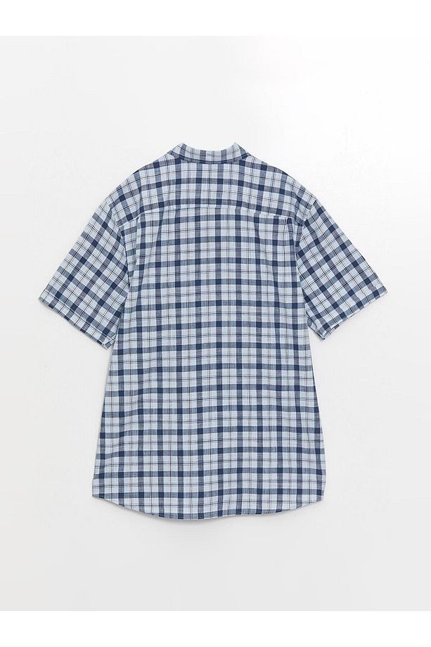 LCWAIKIKI Classic Regular Fit Uzun Kollu Ekose Poplin Erkek Gömlek - 6