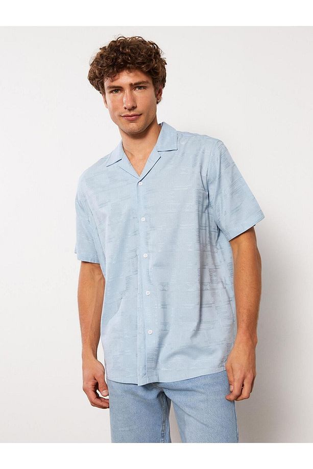 LCW Casual Regular Fit Kısa Kollu Erkek Gömlek - 3