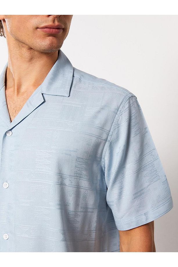 LCW Casual Regular Fit Kısa Kollu Erkek Gömlek - 4