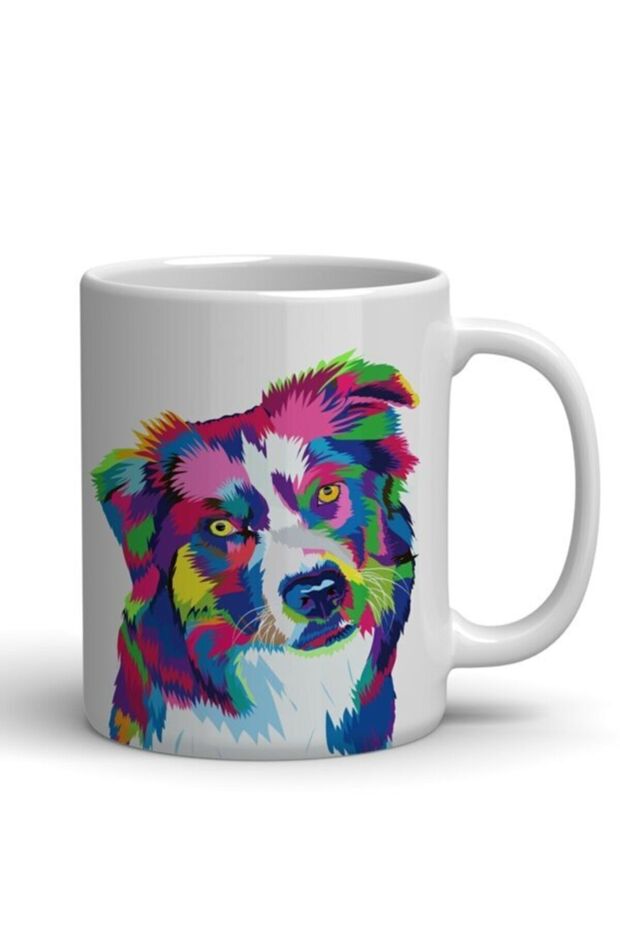 White Dog Printed Mug - 1