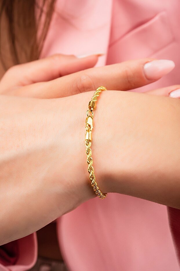 Halat Altın Bileklik - 3