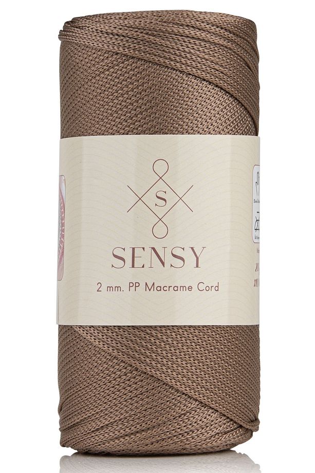 2 Mm - 200 gr Polyester Makrome Ipi Vizon 230 M Polyester Makrome Ip Supla Ip Ve Çanta Ipliği - 1
