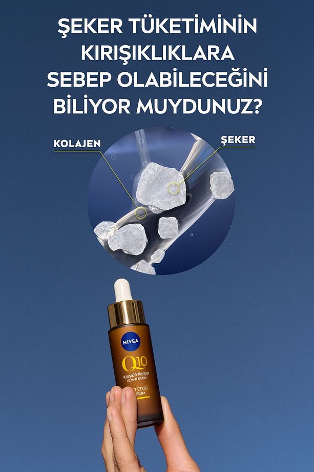 Q10 ANTİ-WRİNKLE DOUBLE EFFECT SKİN SERUM 30ML, PURE Q10, SUGAR-INDUCED ANTİ-WRİNKLE PSSN2898 - 2