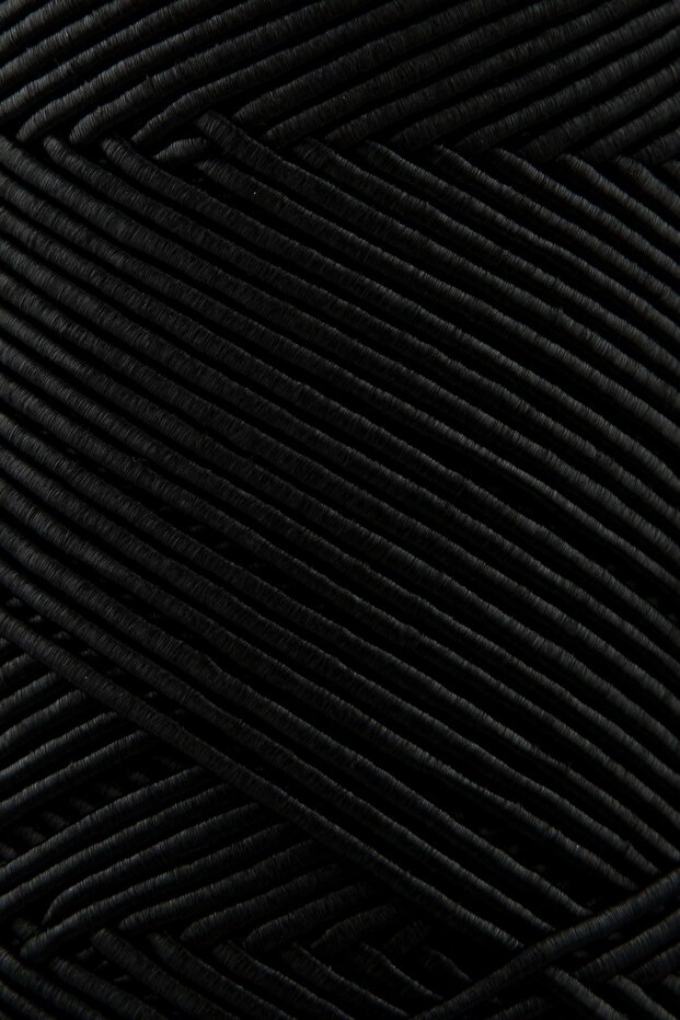 Premium Chic&Easy 200 gr Slim Supra String Κερωμένο σχοινί Macrame String Bag String Macrame String Μαύρο - 2