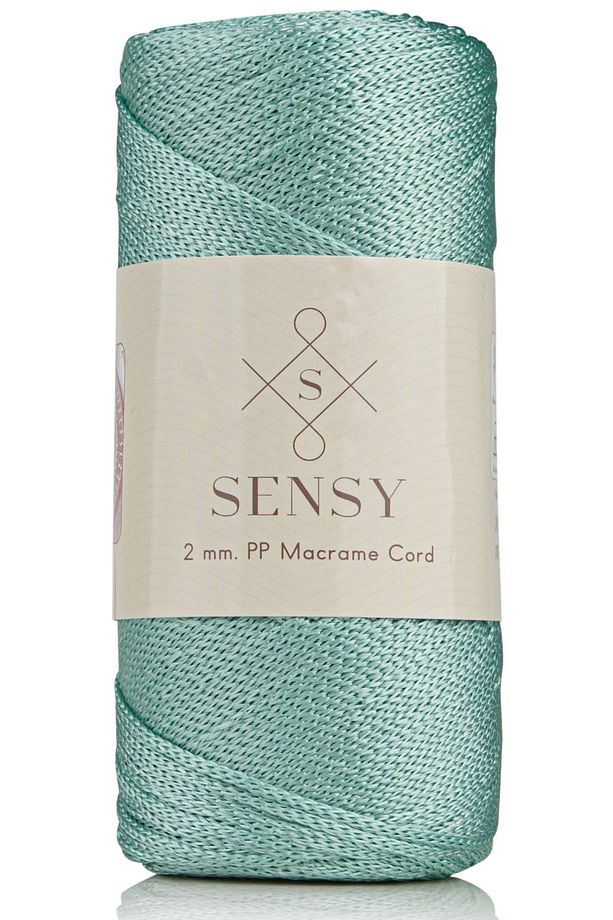 2 Mm - 200 gr Polyester Makrome Ipi Mint 230 M Polyester Makrome Ip Supla Ip Ve Çanta Ipliği - 1