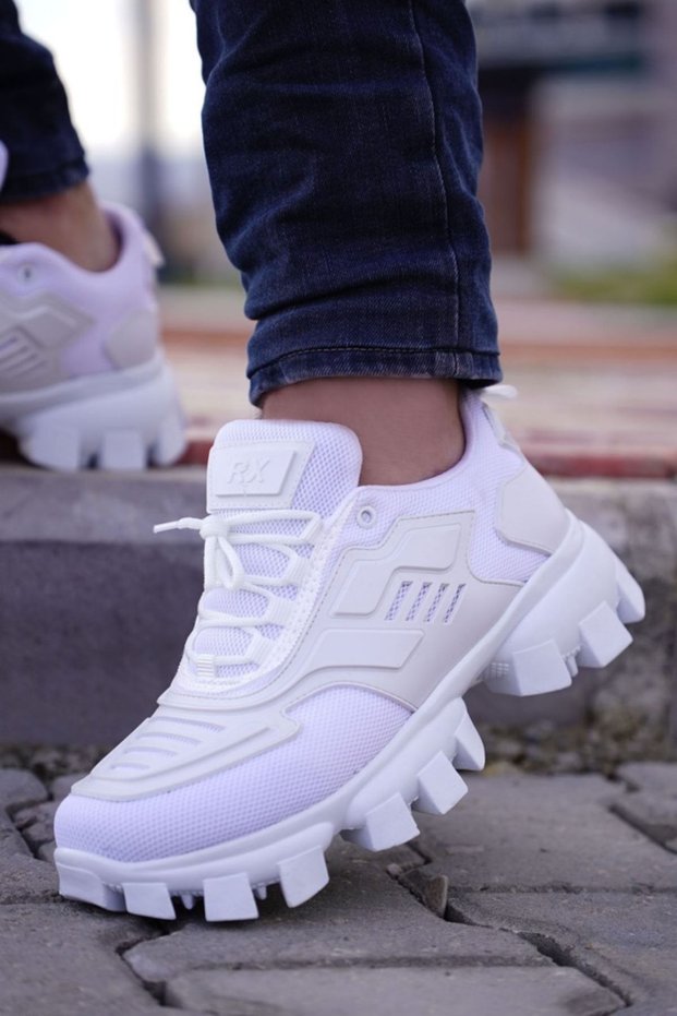 White High Sole Casual Sports Shoes Rm0114