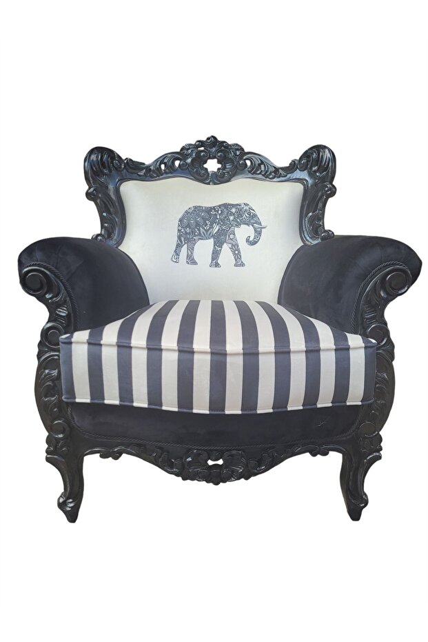 3A MOBİLYA DİGİTAL BLACK RETRO BERJER - 4