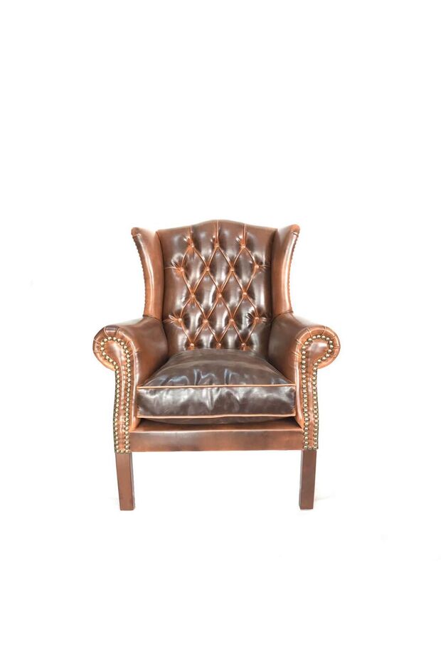 Leather Pullap Berjer 100X62X82 Cm - 2