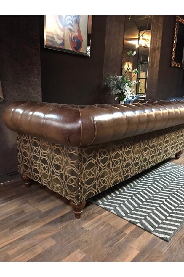 Brown Pullap Chesterfield - 3