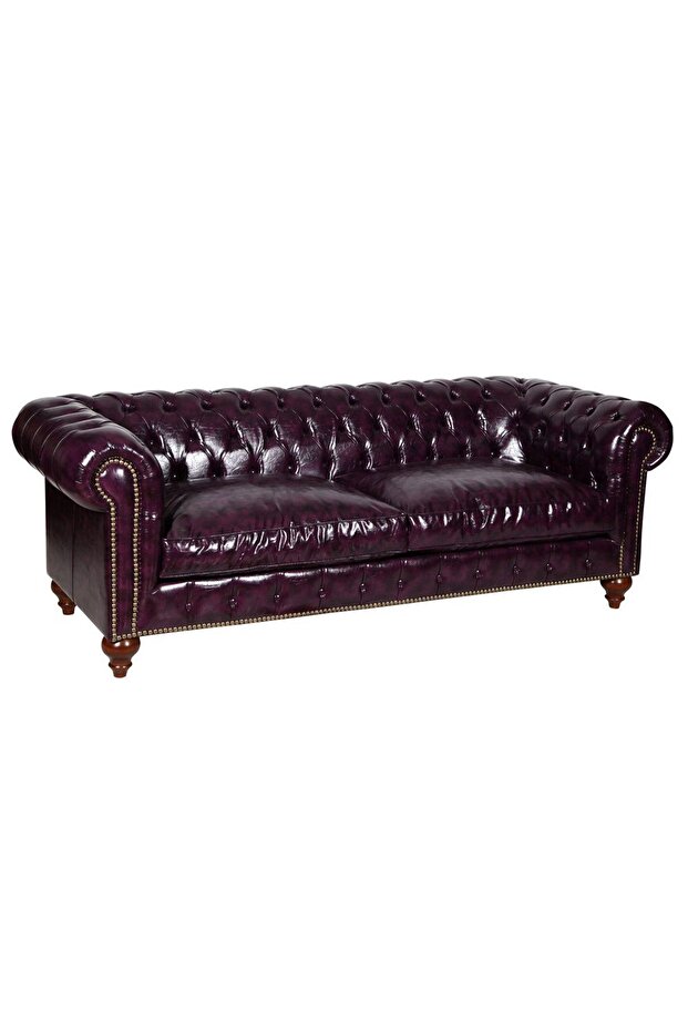 Purple  Pullap Chesterfield 230X90X80 CM - 2