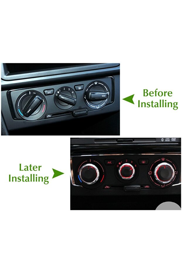 Passat B7 New Generation Air Conditioning Button Set - 4