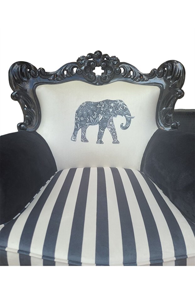 3A MOBİLYA DİGİTAL BLACK RETRO BERJER - 2