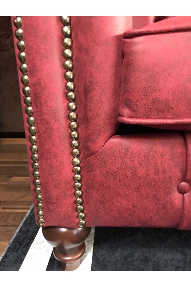 Nar Çiçeği Chesterfield Koltuk - 7