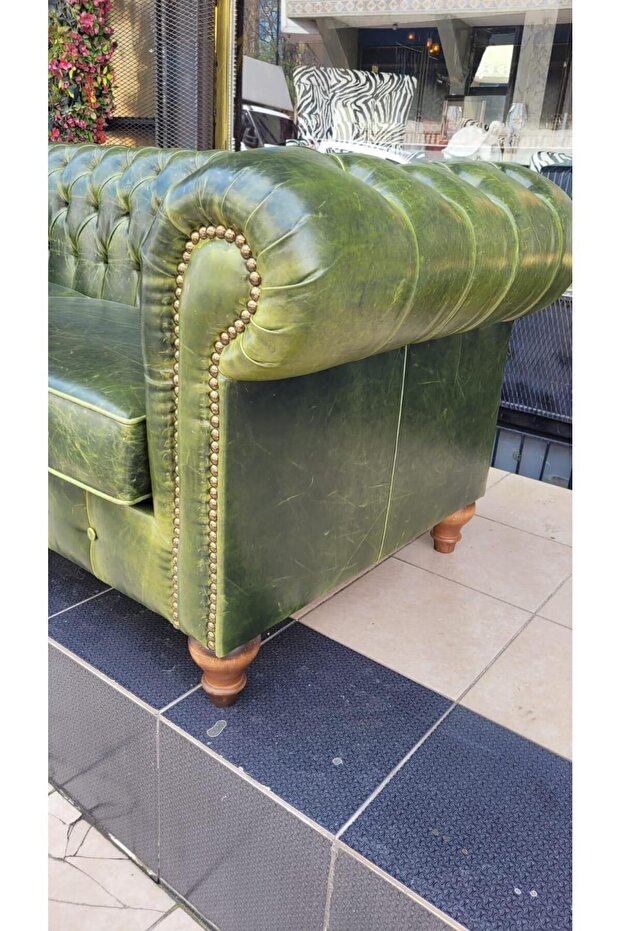 LONDON PULLAP GREEN CHESTERFİELD - 5
