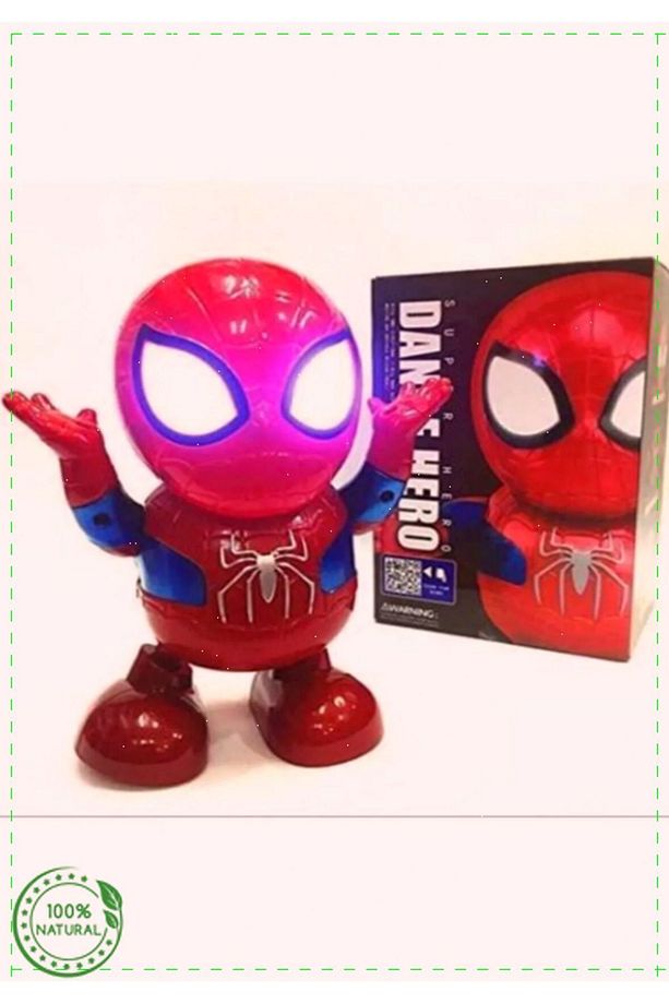 SpiderMan Oyuncak Hareketli Işıklı Dans Eden Robot Örümcek Adam 2 Yildizli Ürün Erkek Cocuk Oyuncak - 6