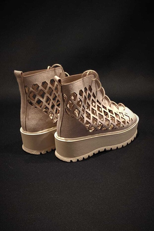 Laser Cut Summer Bootie - 4
