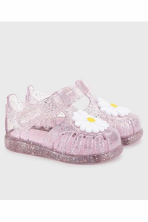 Tobby Gloss Flor Çocuk Sandalet Ayakkabı S10322-385Rosa - 4