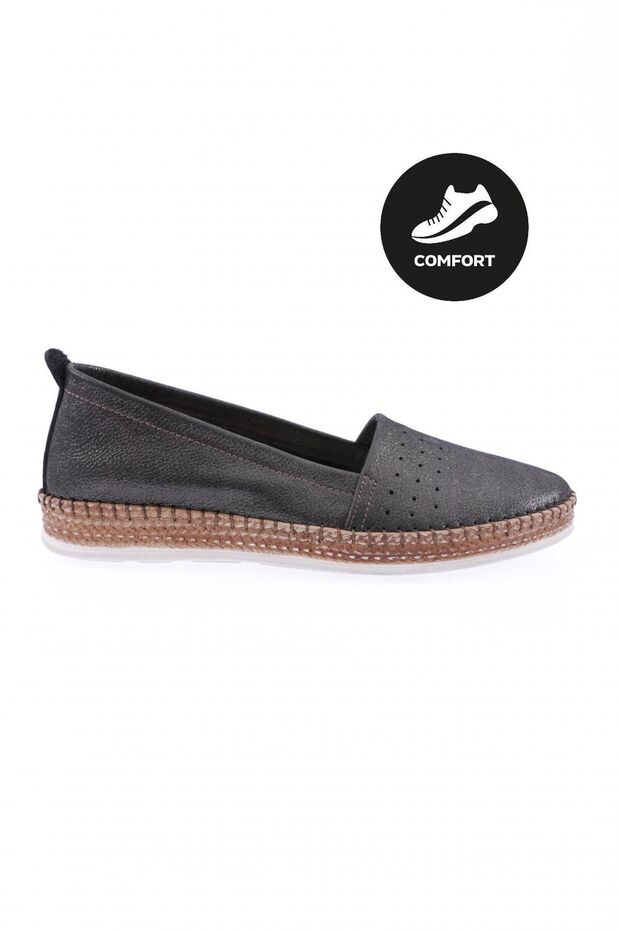 Women's Soft Leather Shoes Genuine Leather Platinum