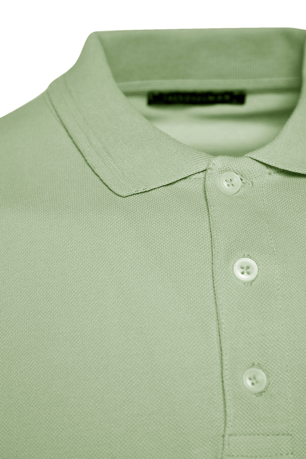 Mint Slim/Dar Kesim Yakası Çizgili Basic %100 Pamuklu Polo Yaka T-shirt TMNSS20PO0009 - 8
