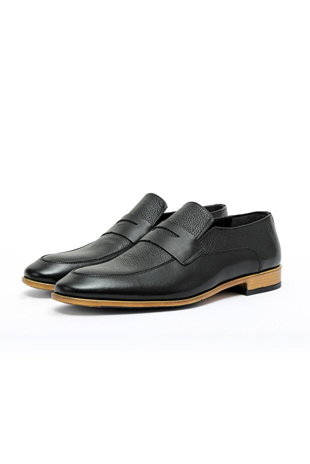 Milazzo Genuine Leather Men's Classic Shoes, Loafer Classic Shoes