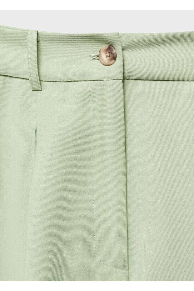 Yüksek belli pensli şort - 6