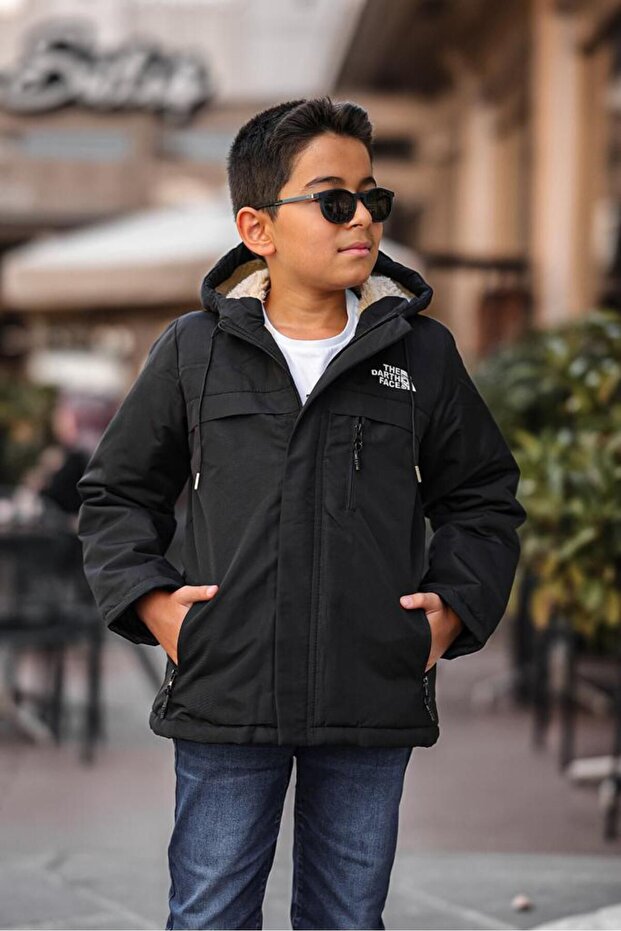 CHILDREN'S WINTER FUR INSIDE COAT