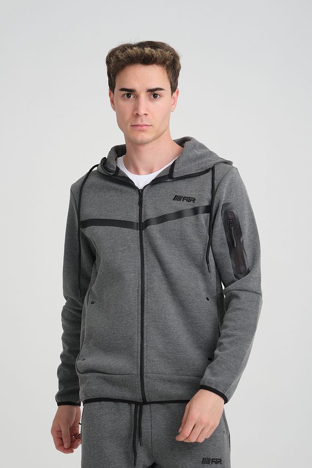 Tech Fleece Double Face Eşofman Takım Antrasit - 5