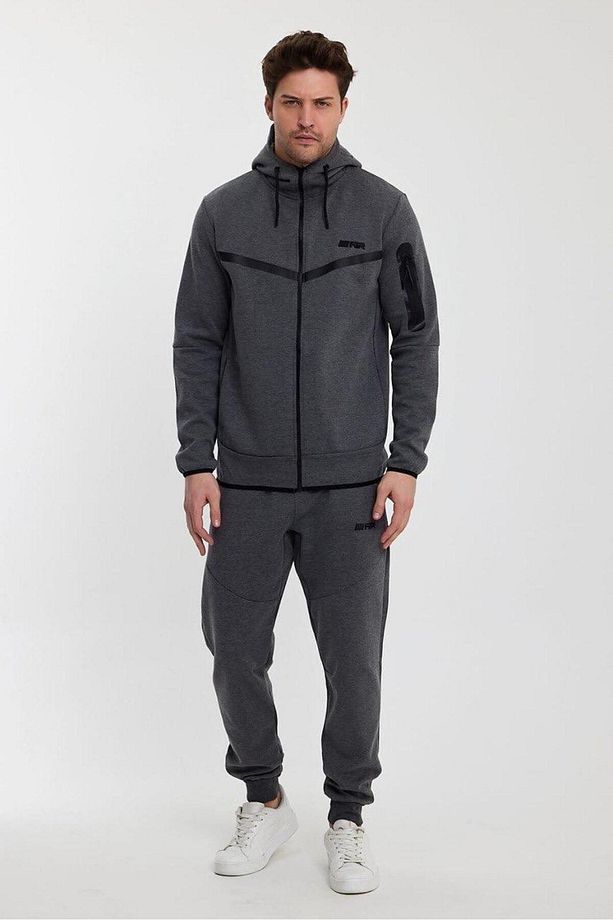 Tech Fleece Double Face Eşofman Takım Antrasit - 1