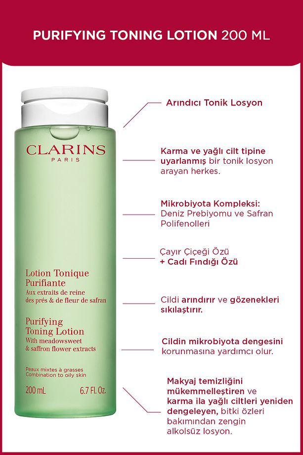 Purıfyıng Tonıng Lotıon 200ml - Karma Ciltler Için Tonik - 1
