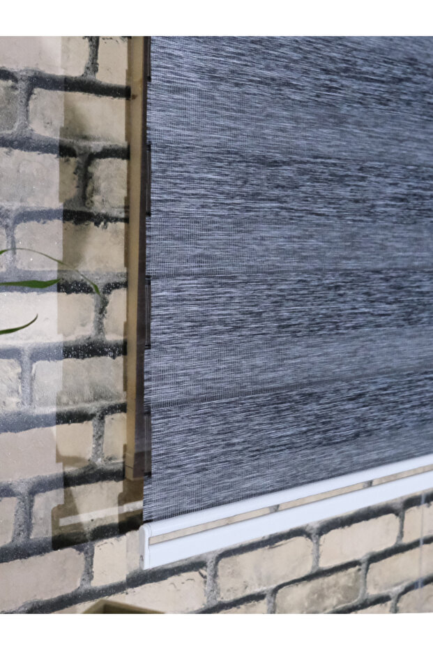 ANTRASİT BAMBU ZEBRA PERDE - 4