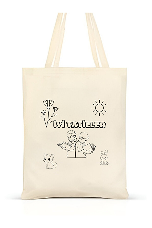 Carnival Bag, Happy Holidays Carnival Gift Coloring Bag, Kindergarten Primary School Activity, Coloring Cloth Bag