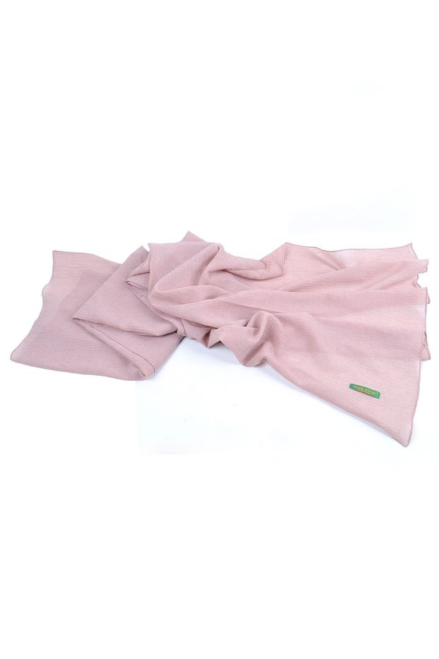Crinkle Shawl - Special Gift Box, Flexible and Easy Shape, Breathable, Lightweight Design Light Powder
