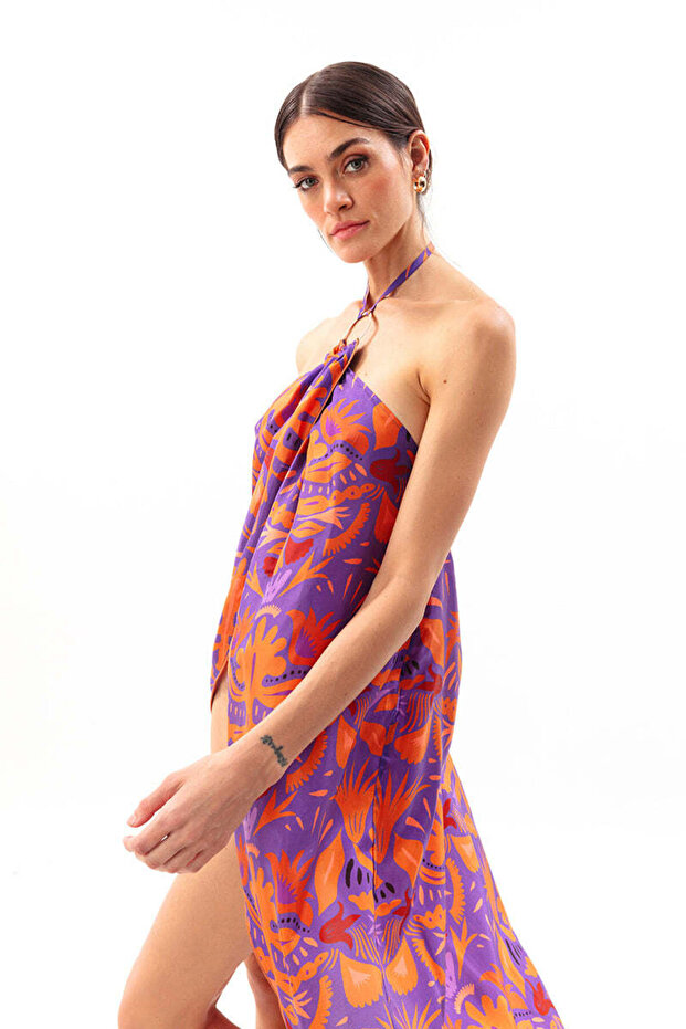 MAUVE BLUZ ELBİSE - 2