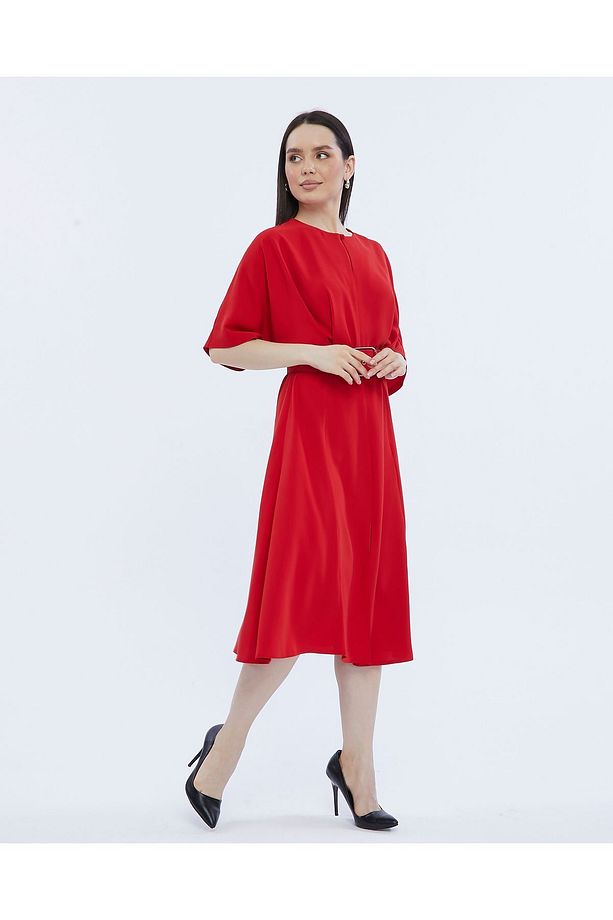 Kalın Jesica Polyester Kumaş Elbise - 4